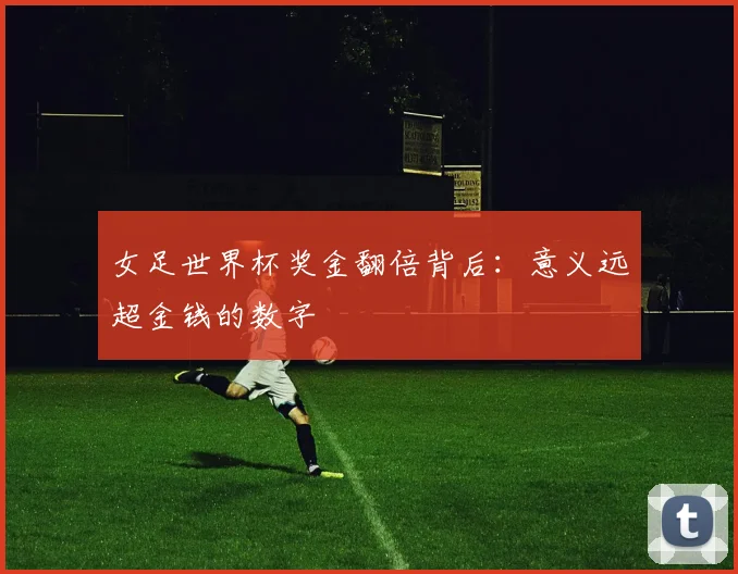 女足世界杯奖金翻倍背后：意义远超金钱的数字